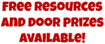 Free resources and door prizes available!